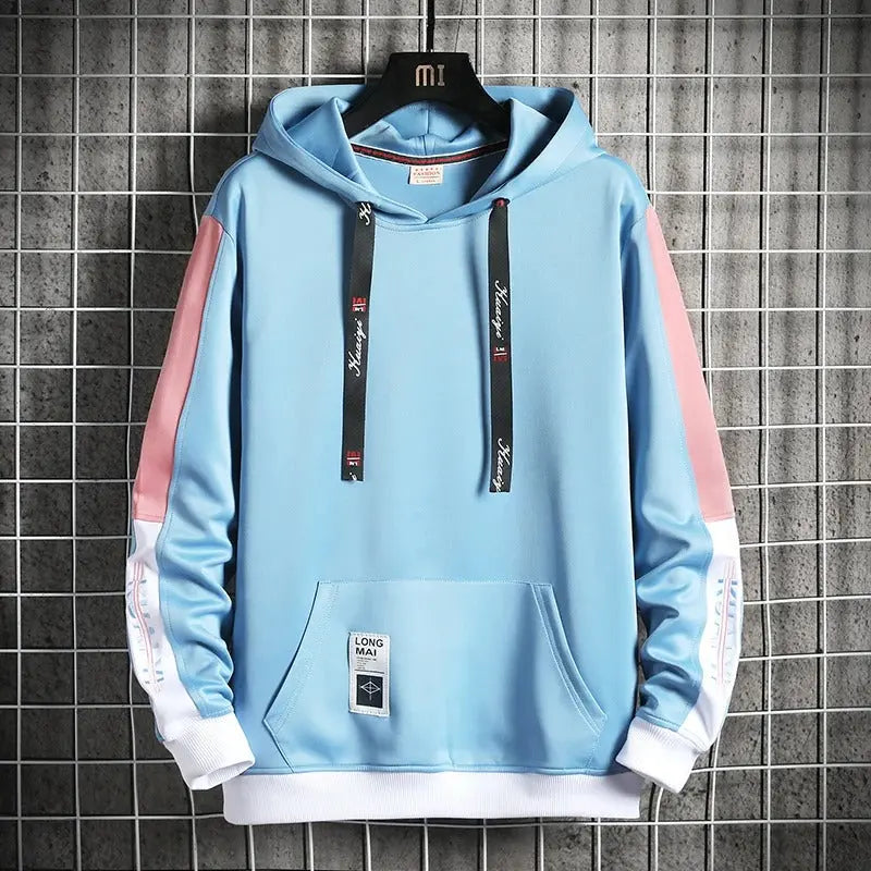 Apollo Iconic Vibe Hoodie relaxed fit with bold color accents, adjustable hood and kangaroo pocket
