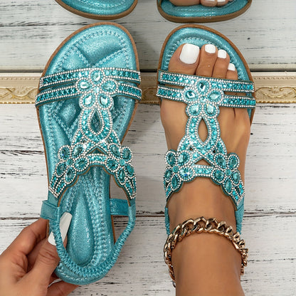 Women's boho cushioned comfort sandals with contoured footbed and free-spirited strappy design