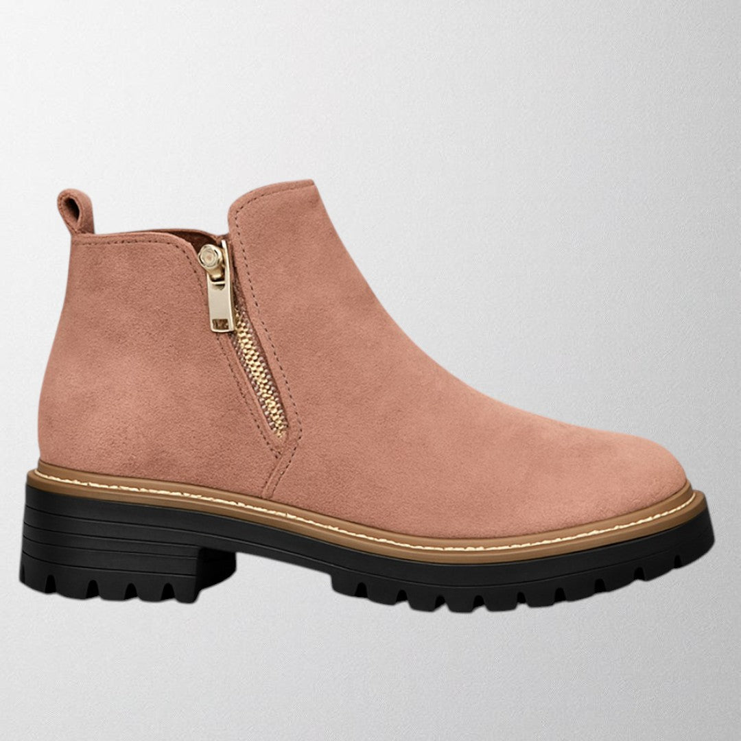 Women's Elma round-toe side-zip shoes sleek silhouette timeless elegant comfort casual style