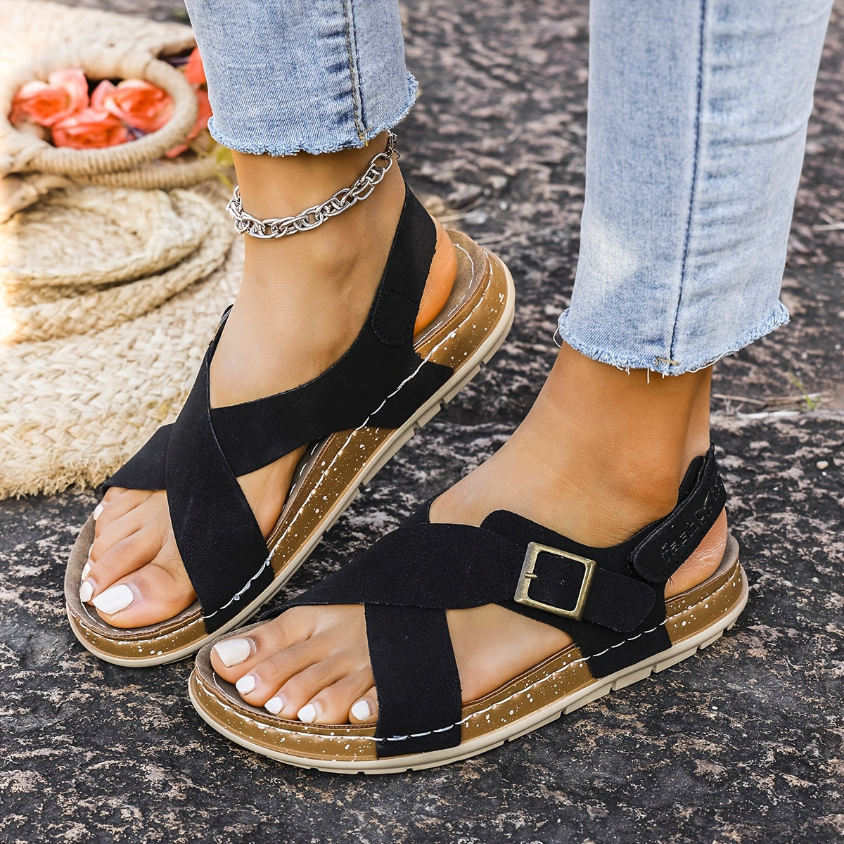 Women's Madeleine classic elegant sandals with sleek feminine silhouette and plush cushioning
