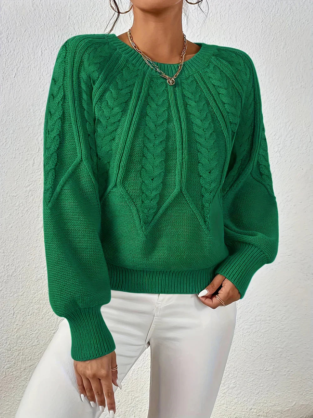 Willow modern cable-knit sweater relaxed fit cozy elegant wardrobe essential