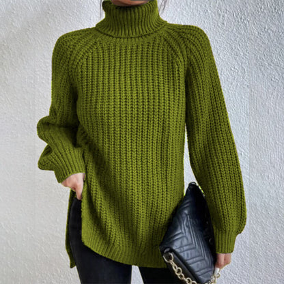 Wavlynn unisex thick wool turtleneck sweater cozy winter knit cold days essential