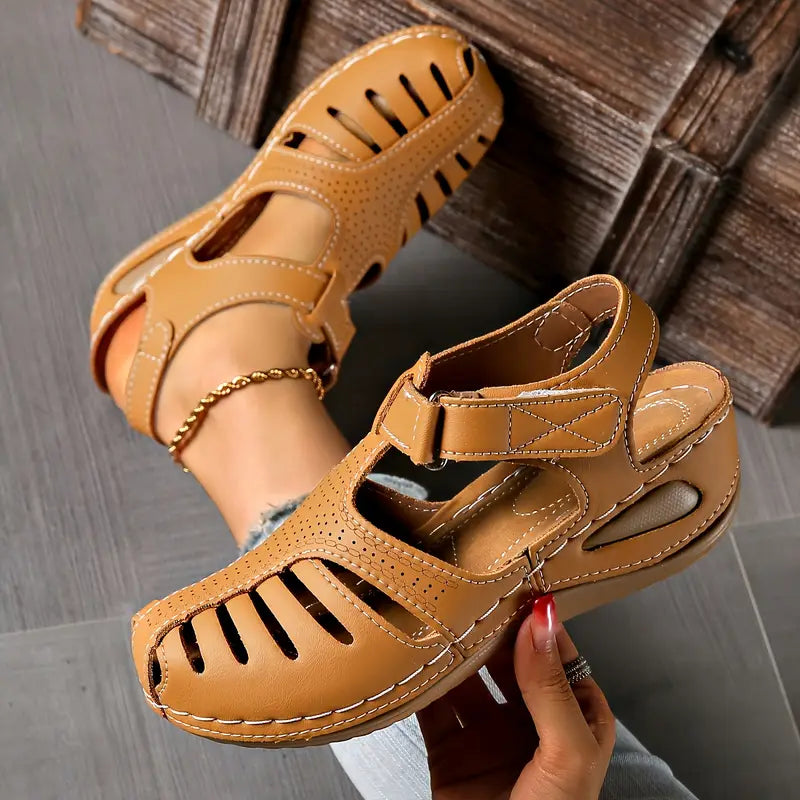 Tatum women's minimalist sandals in neutral tone with cushioned sole and sleek silhouette