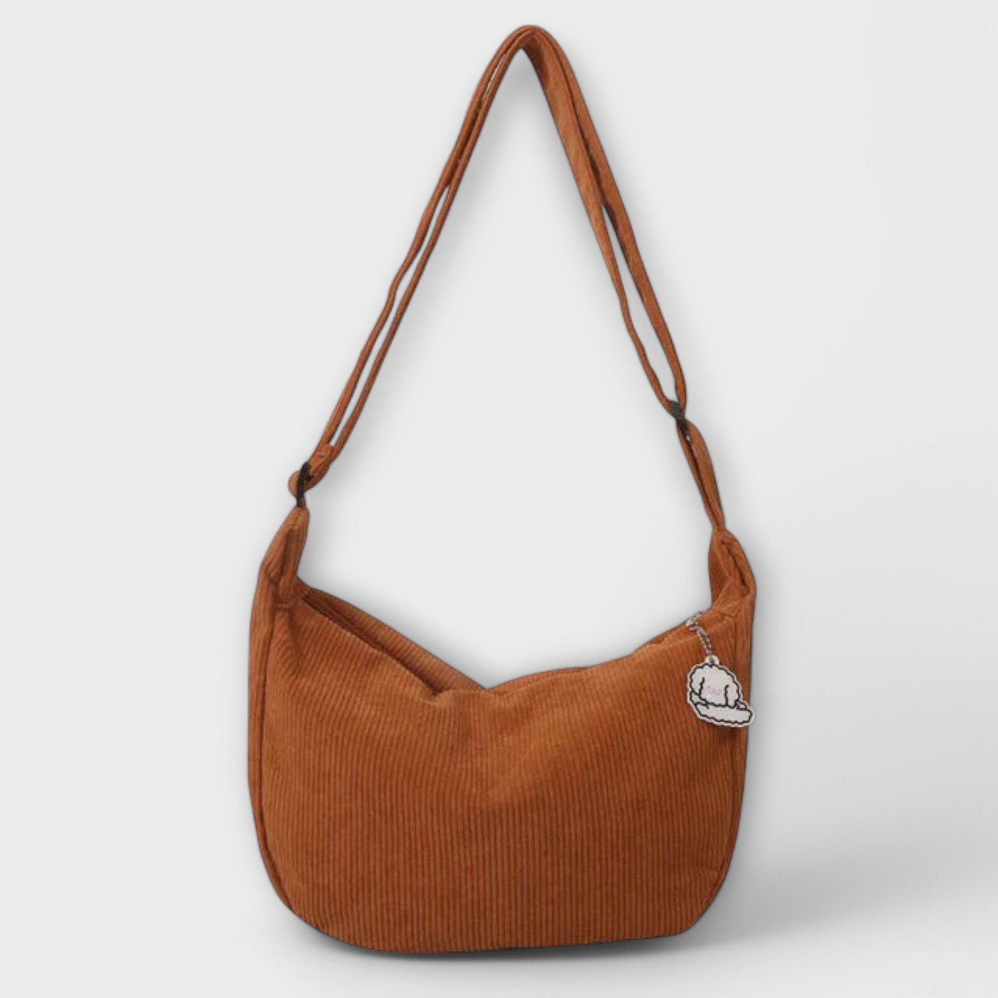 Ingrida structured shoulder bag in elegant silhouette with functional strap for everyday refined style