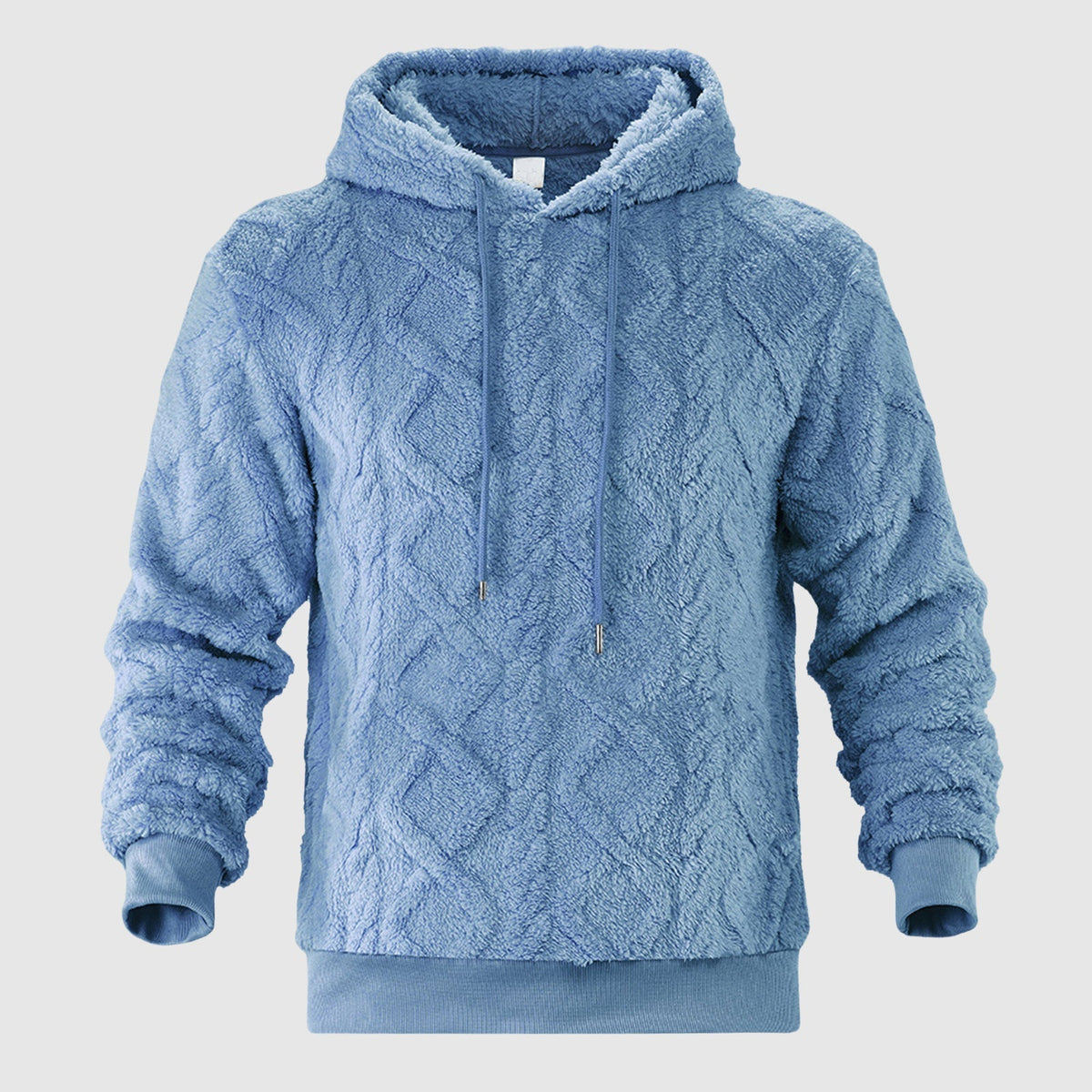 Alessandro Veneti Velvet Dream Hoodie plush poly-blend silhouette with fluid drape for luxury loungewear