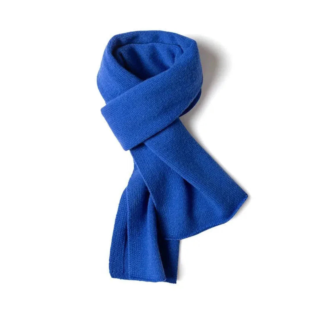 Alia soft cashmere scarf in classic neutral tone, lightweight minimalist design for cold-weather styling