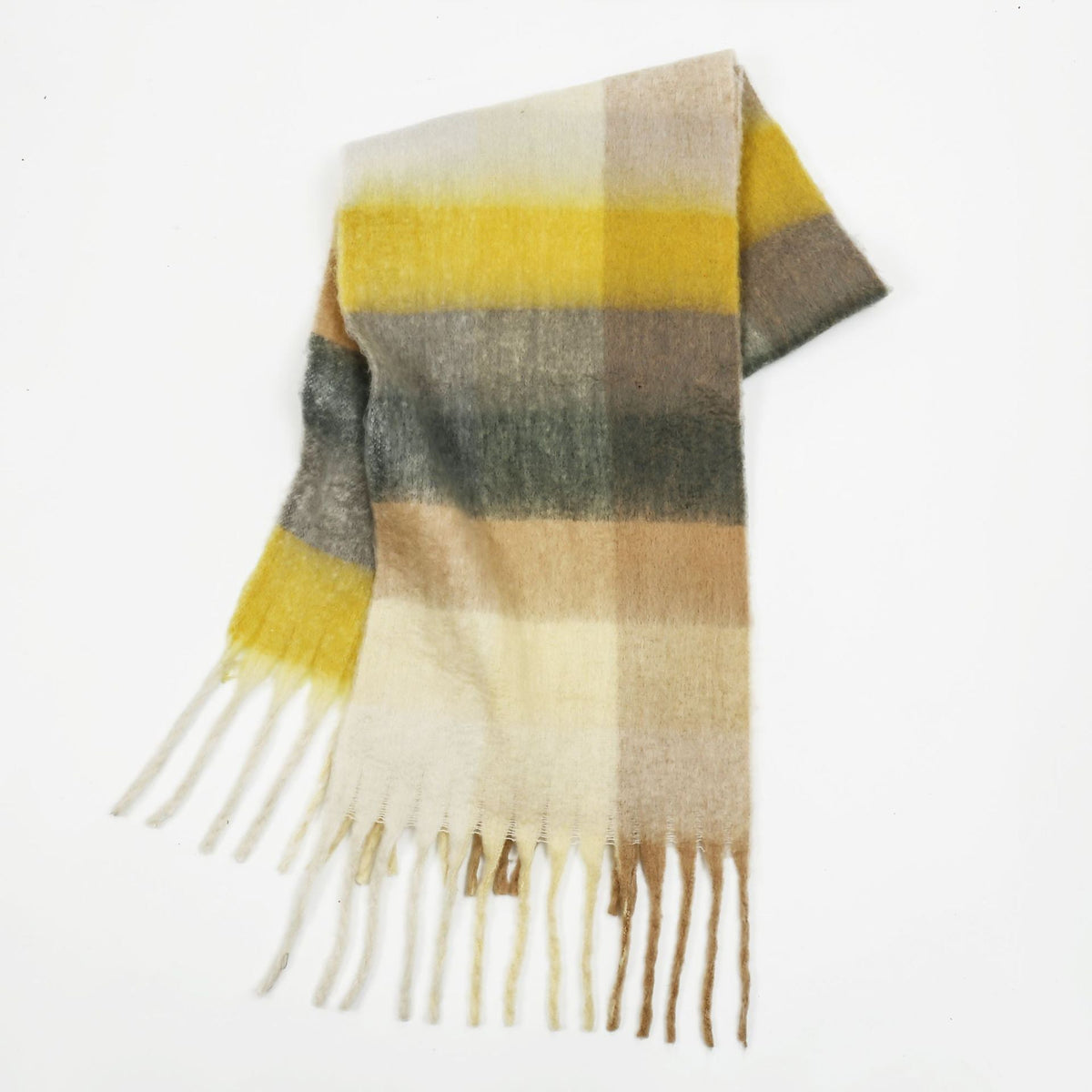 Avellino Rainbow Cascade Scarf multicolor poly blend wrap with vibrant cascading hues