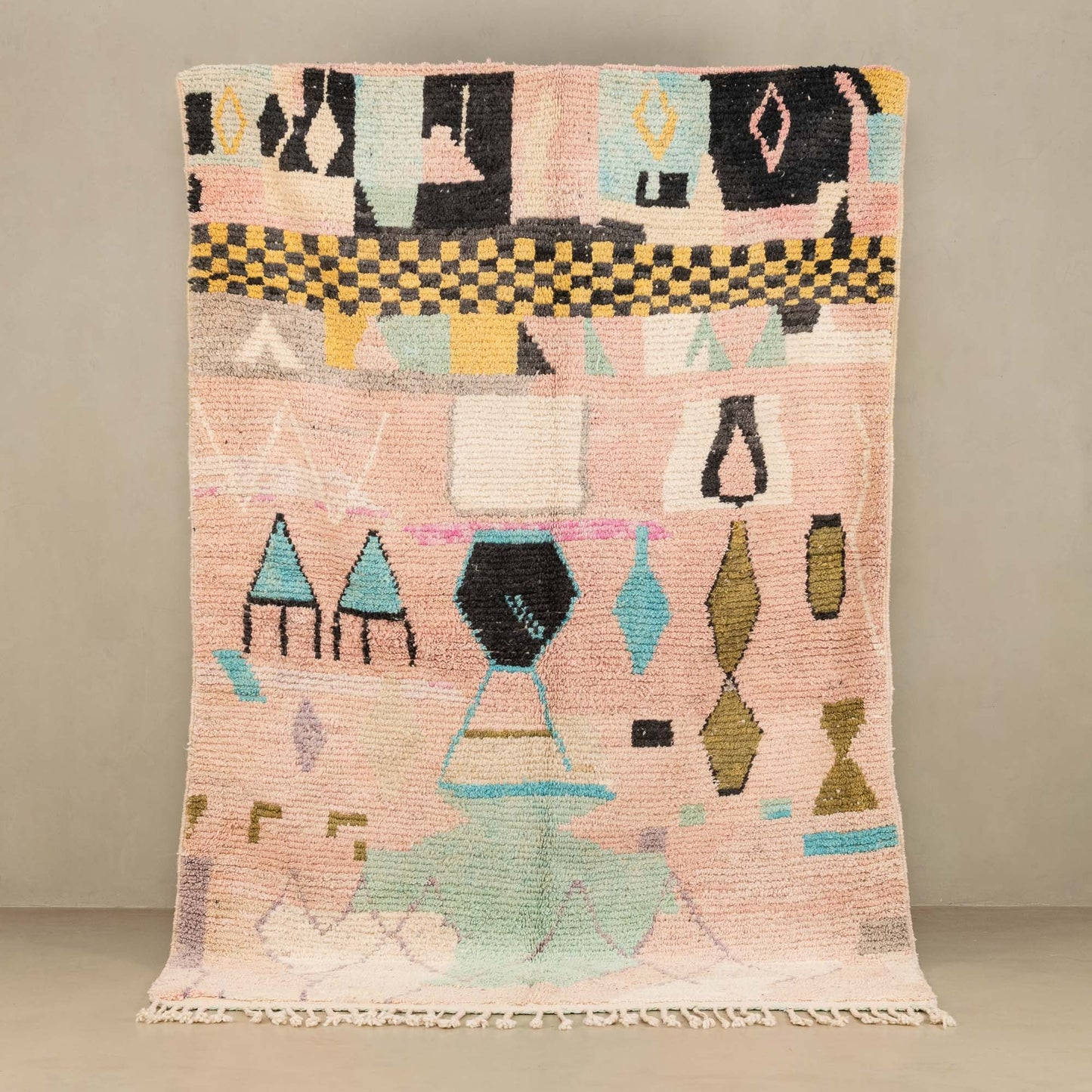 Safouane - vintage boujad rug - Wavlynn