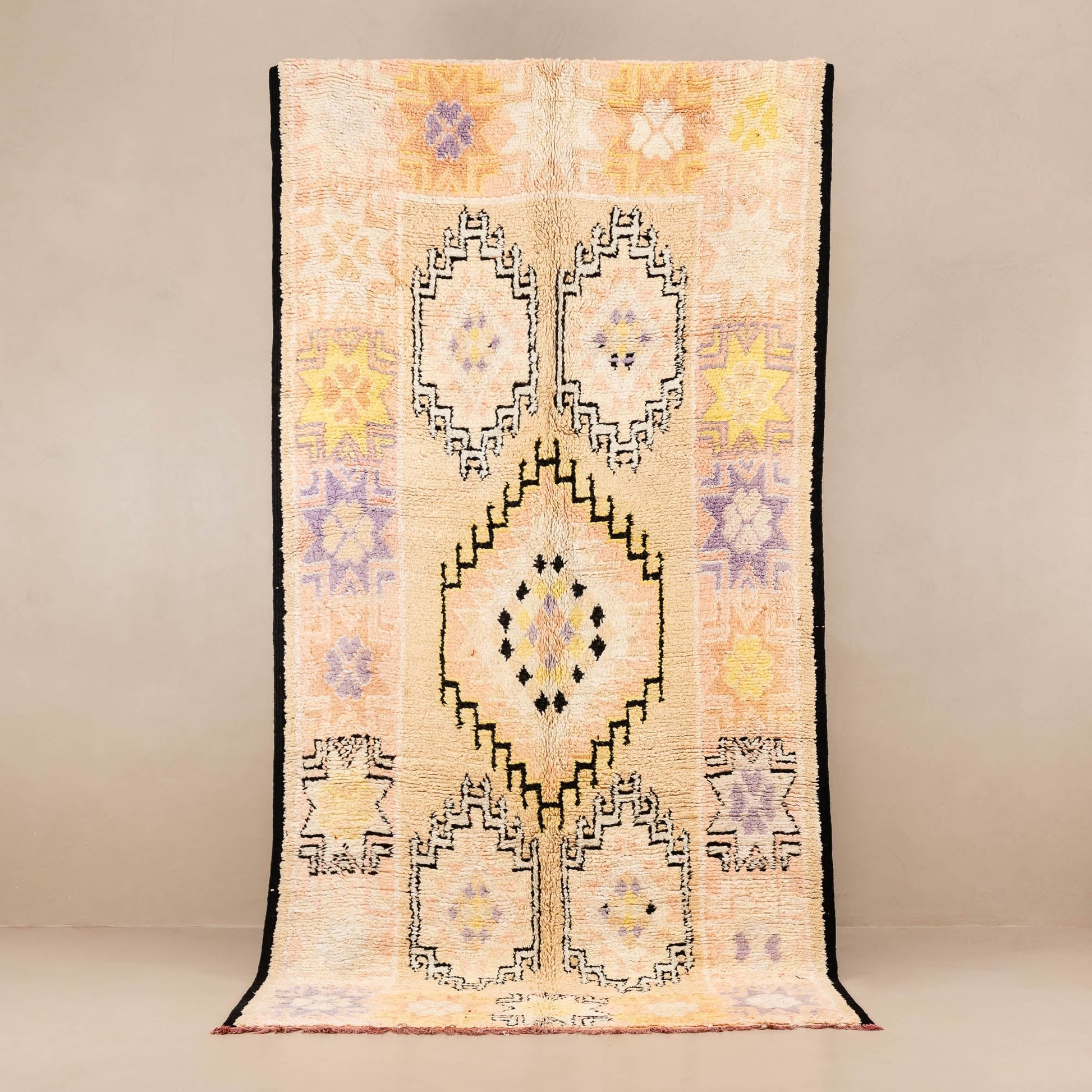 Yasar - vintage boujad rug - Wavlynn