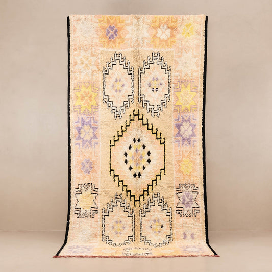 Yasar - vintage boujad rug - Wavlynn