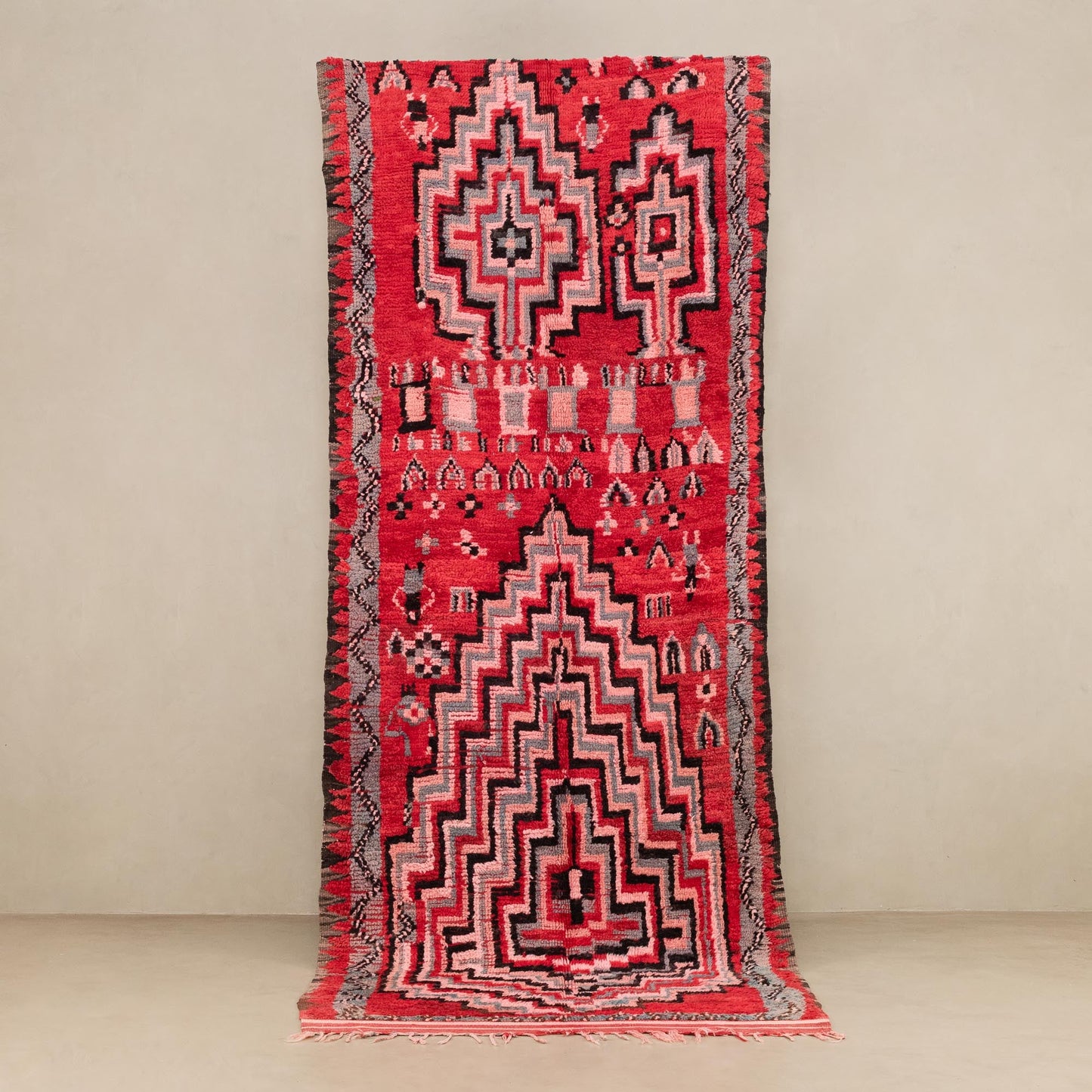 Batoul - vintage boujad rug - Wavlynn