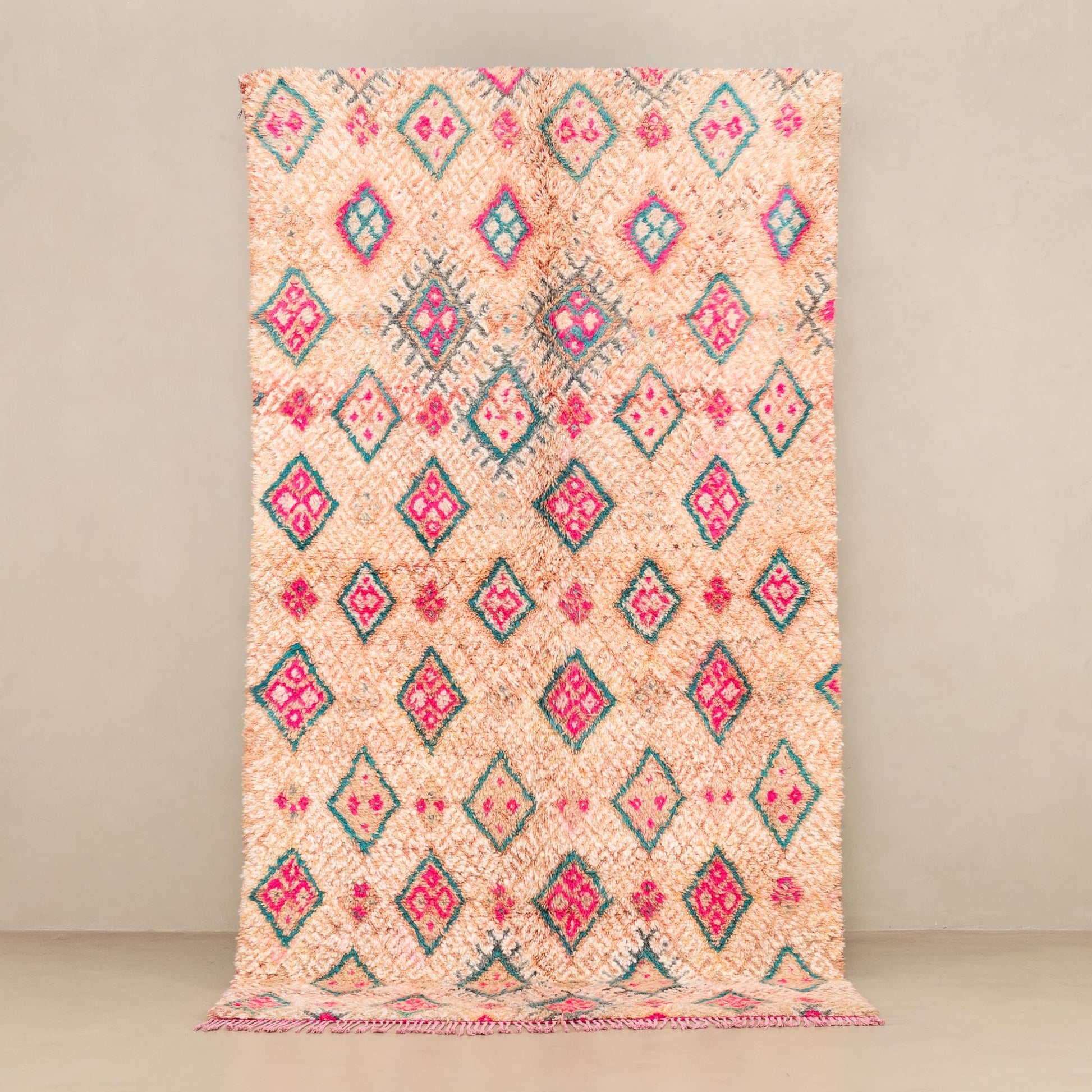 Amale - vintage boujad rug - Wavlynn