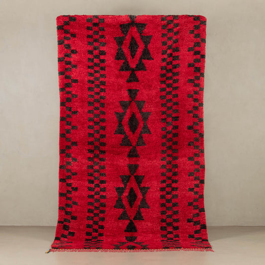 Malika - vintage boujad rug - Wavlynn