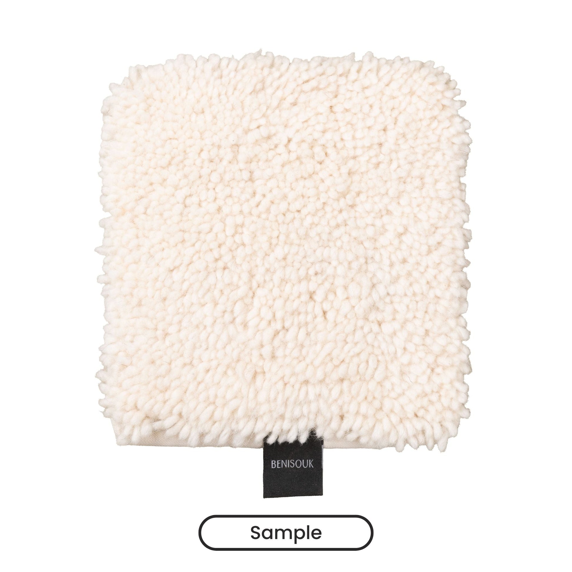 Dayena shag Moroccan Beni Ourain rug handmade natural wool artisanal ivory cream tribal pattern