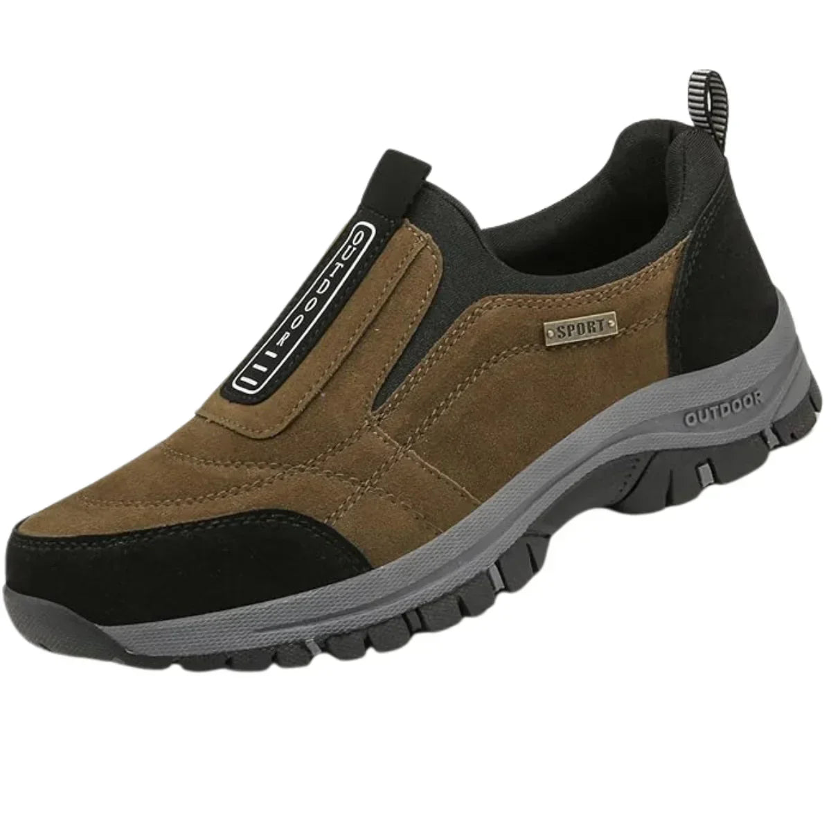 OrthoTrail orthopedic walking shoes for men with arch support, cushioned sole, pain relief design