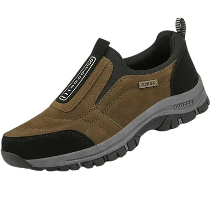 OrthoTrail orthopedic walking shoes for men with arch support, cushioned sole, pain relief design