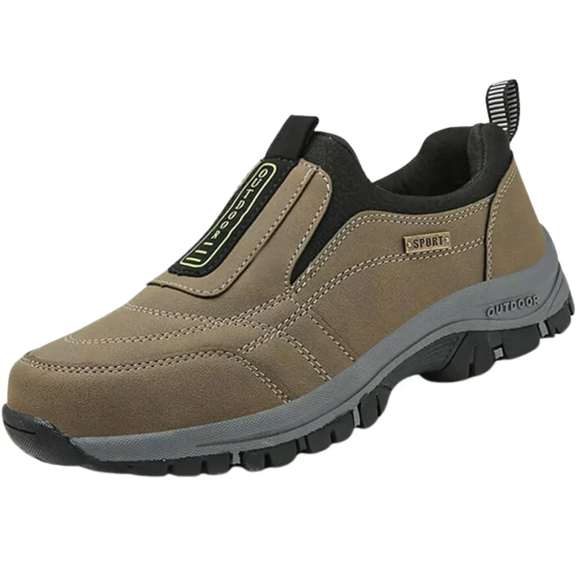 OrthoTrail orthopedic walking shoes for men with arch support, cushioned sole, pain-relief design
