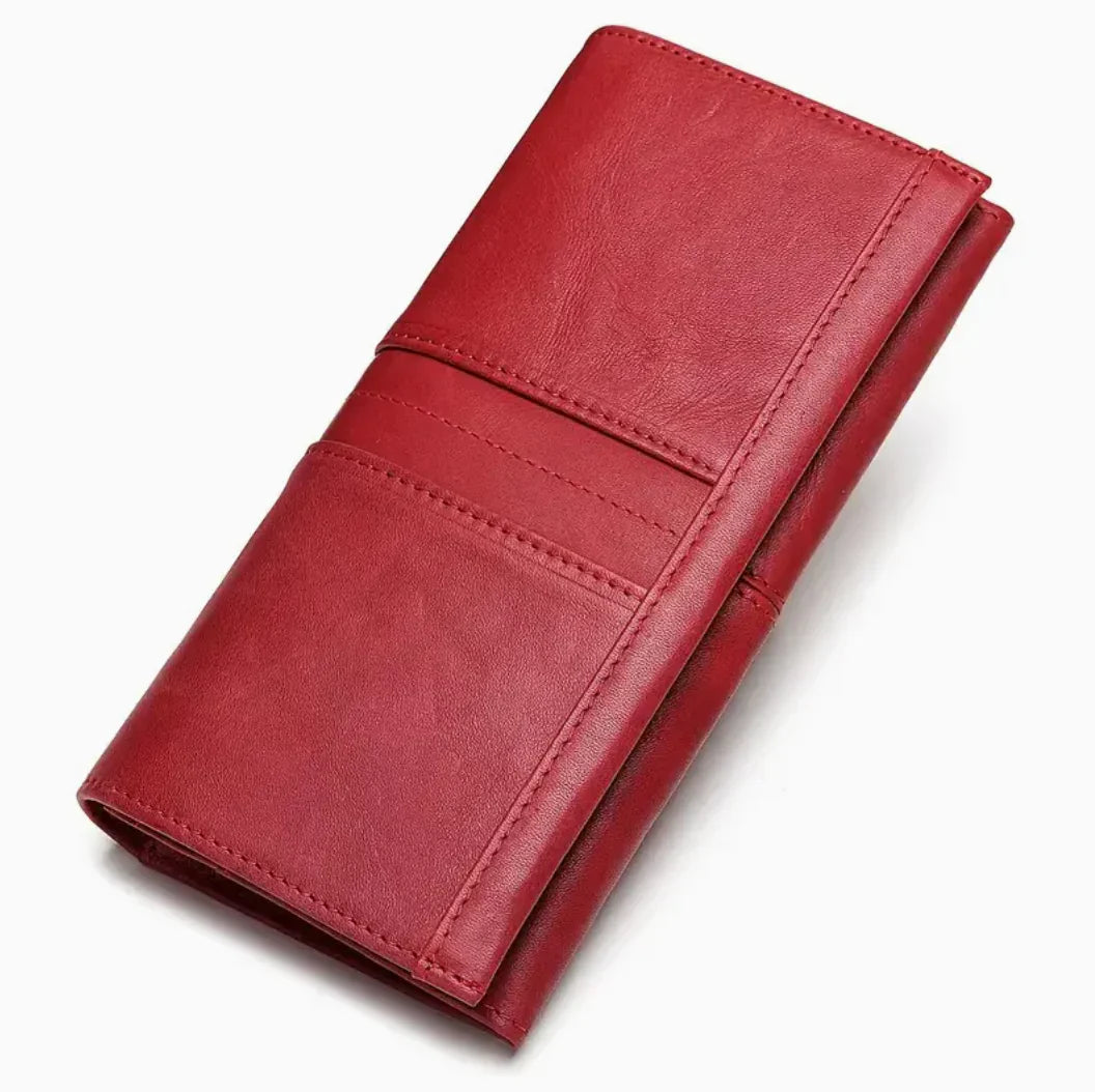 Wavlynn Lynn Wallet - Vegan Leather Slim Cardholder With Multiple Card Slots For Everyday Use