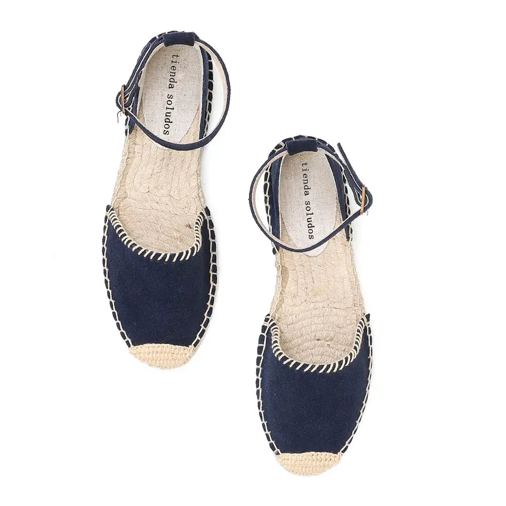 Women's beige espadrille flat sandals with bohemian-inspired woven sole for summer