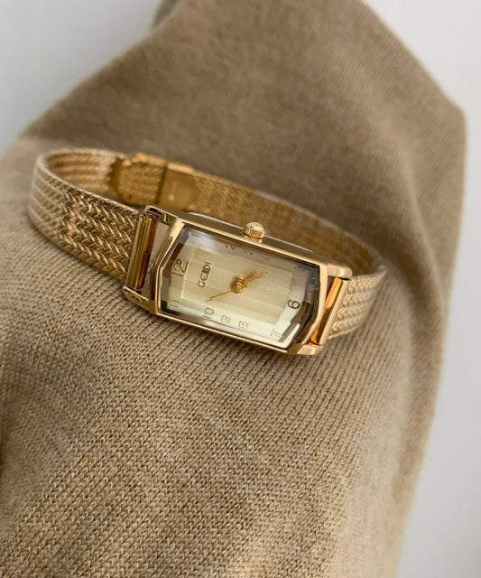 Montres à chaîne étanches en acier inoxydable doré de Bohême - Wavlynn