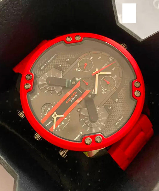 Montres creuses à mouvement à quartz en alliage rouge Boho - Wavlynn