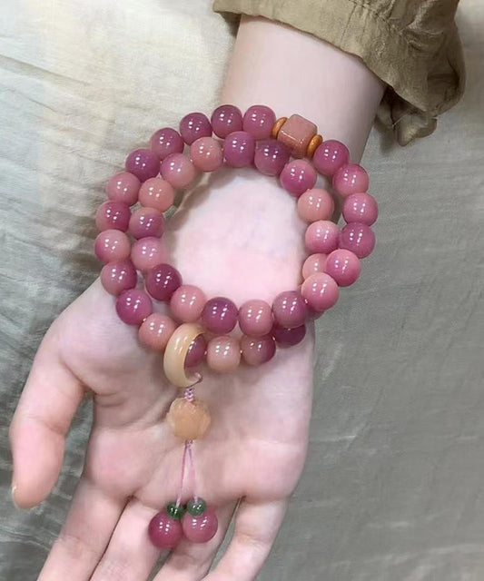 Bracelet à breloques Bodhi So double couche Lotus Boutique - Wavlynn