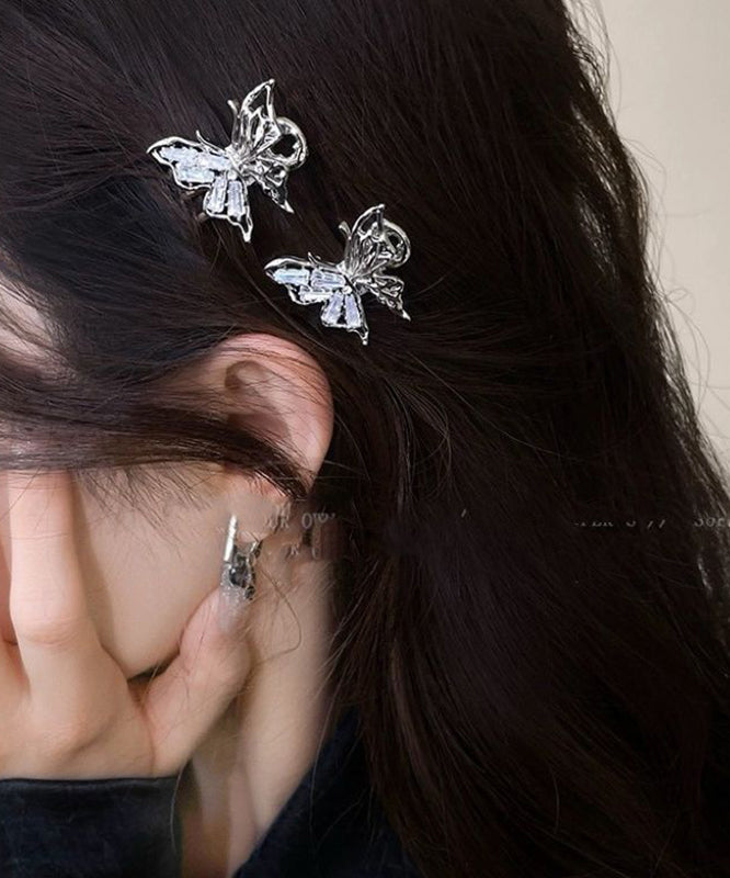 Épingle à cheveux en alliage de soie et cristal de zircon avec nœud - Wavlynn