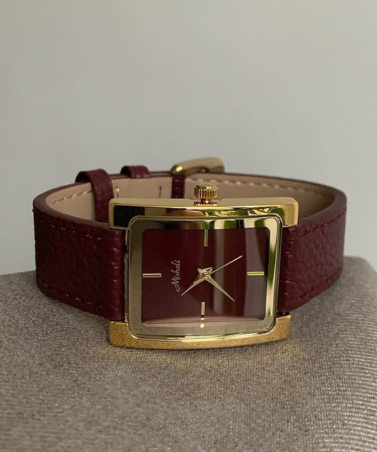 Montres à quartz en cuir et métal Mulberry - Wavlynn