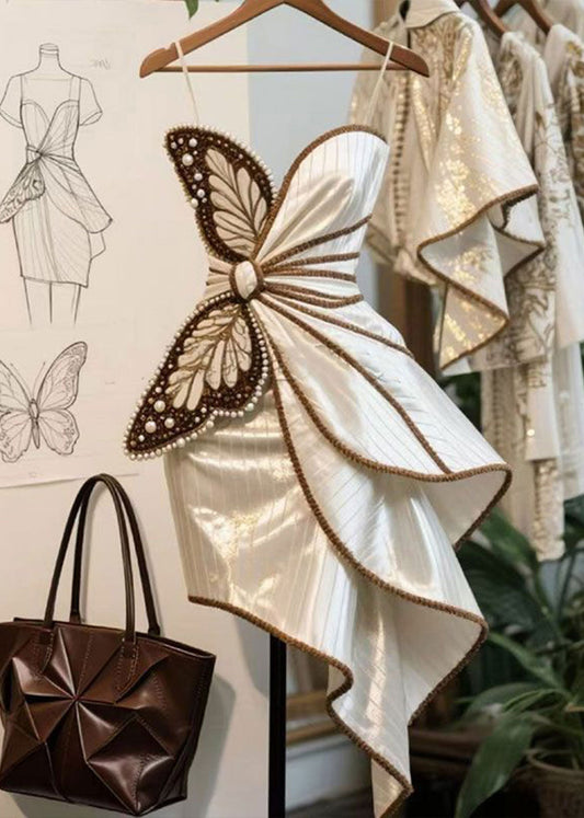 Décoration papillon pour ongles, design asymétrique, nouveauté 2025 - Wavlynn