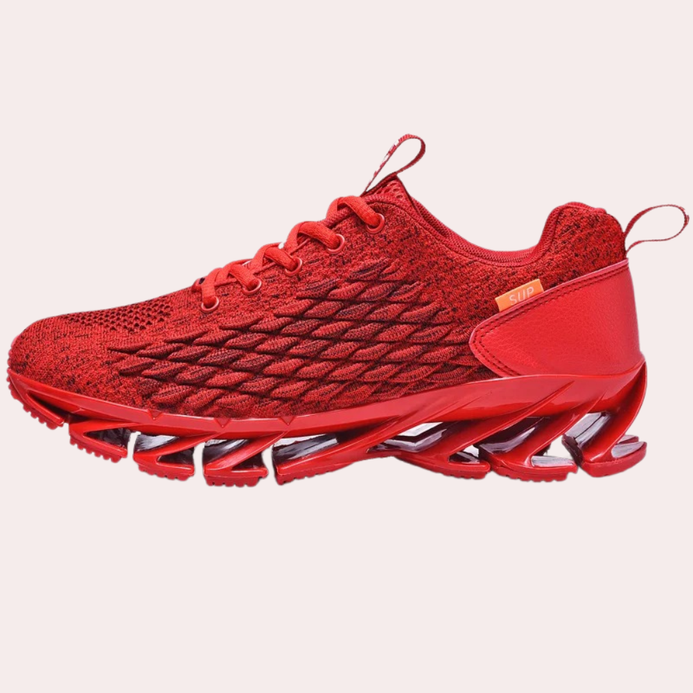 Men's ultralight running shoes breathable knit upper shock-absorbing sole optimal grip Wavlynn