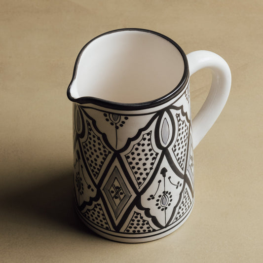 Fez Noir Carafe - Moroccan Table Art - Wavlynn