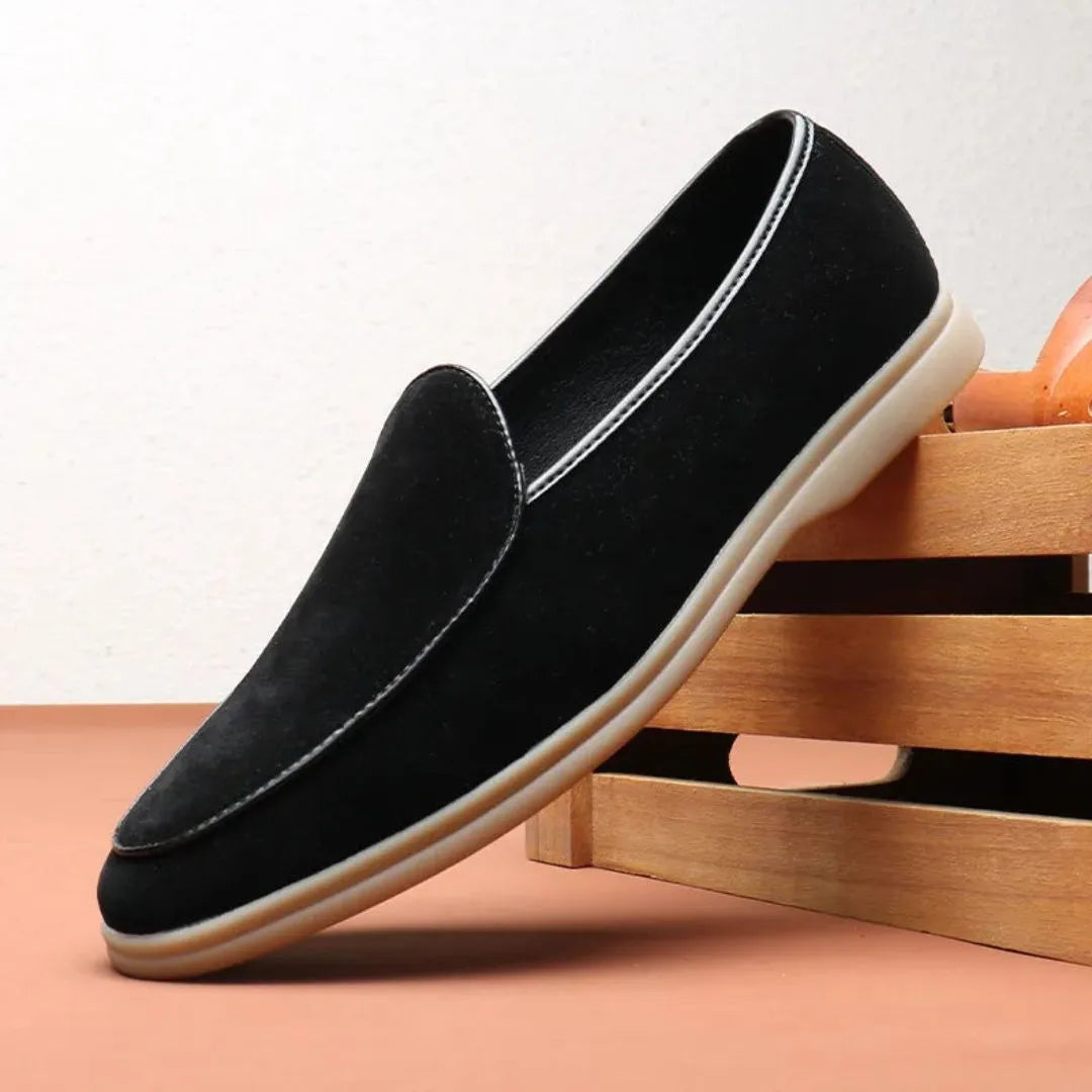 Men's slip-on loafers ultra-light summer shoes modern polished style with soft interior comfort