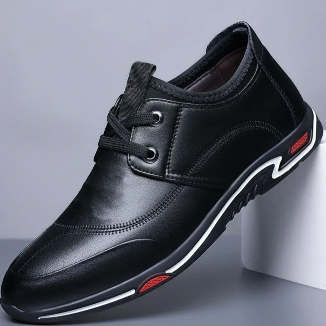 Wavlynn Cassian Motion Craft dress sneakers black hybrid style with durable rubber sole