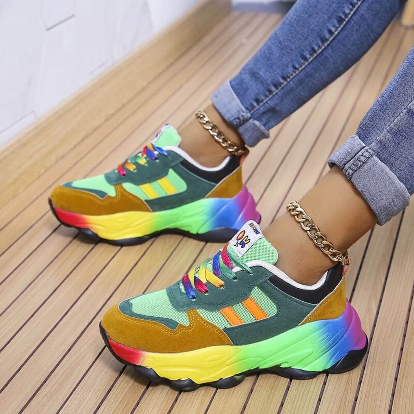LumiSneak vibrant comfort sneakers with cushioned sole and breathable design for all-day comfort