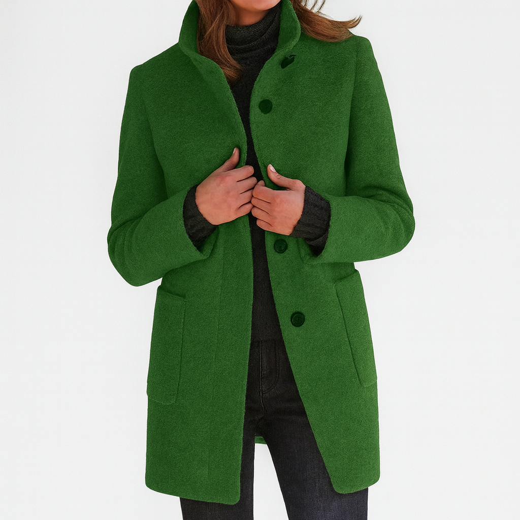 Camila™ timeless women's coat classic structured silhouette elegant tailored fit warm durable fabric