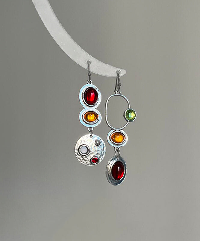 Boucles d'oreilles, ambre, argent - La Boîte à Bijoux Boucles d'oreilles, ambre, argent - La Boîte à Bijoux