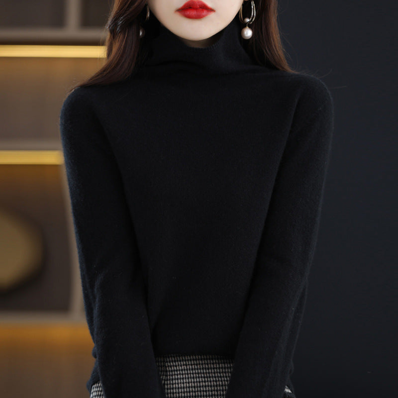 Chloé Montclair unisex wool turtleneck sweater, cozy knit elevated basic for everyday wear