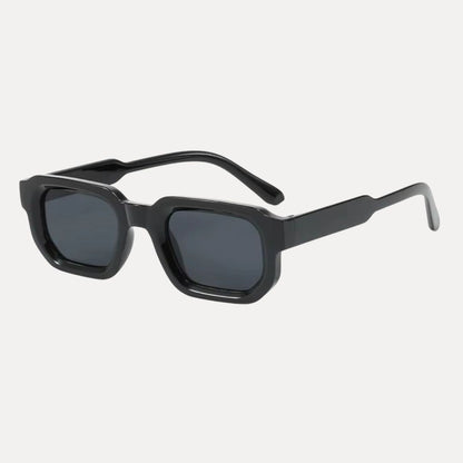 Wavlynn unisex rectangle sunglasses retro modern style UV400 protection HD lenses luxury eyewear