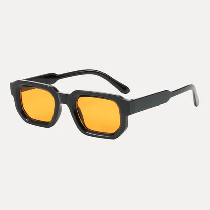 Wavlynn unisex rectangle sunglasses retro modern style UV400 HD lenses luxury eyewear