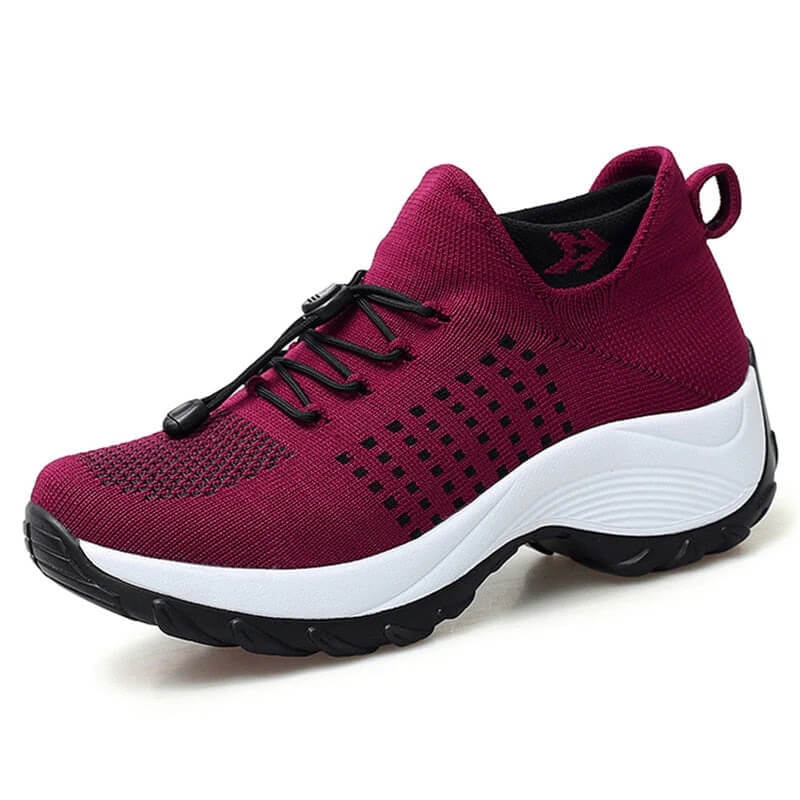 OrthoLuxe orthopedic comfort shoes neutral tones wide-fit supportive sole for all-day pain-free mobility
