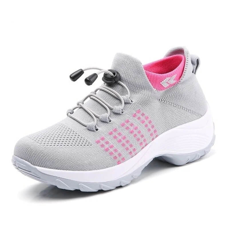 OrthoLuxe orthopedic comfort shoes neutral tones wide-fit supportive sole for pain-free all-day mobility