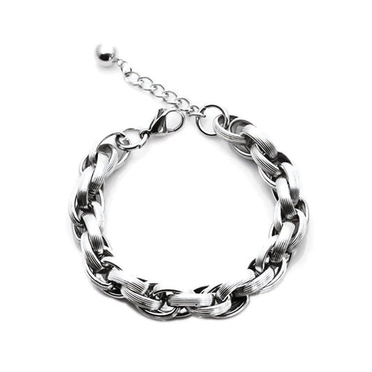 Twisted Titanium Bracelet - Wavlynn