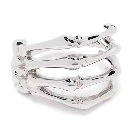 Silver Ghost Claw Bracelet - Wavlynn