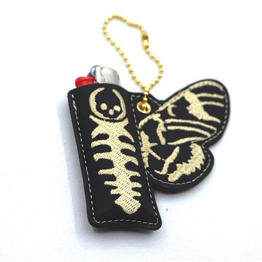 Ghost Moth Lighter Keychain - Wavlynn