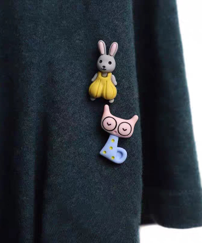Broches DIY en alliage, petits lapins et petits chats - Wavlynn