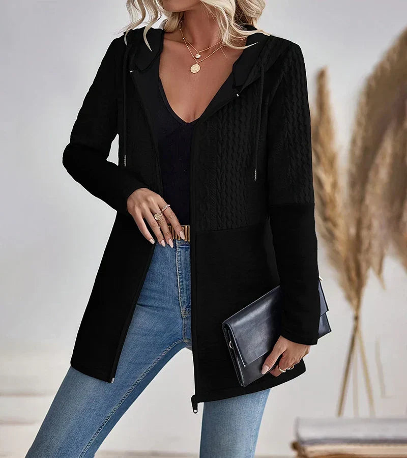 Hadley zip-up hoodie relaxed fit soft breathable fabric everyday casual layering style