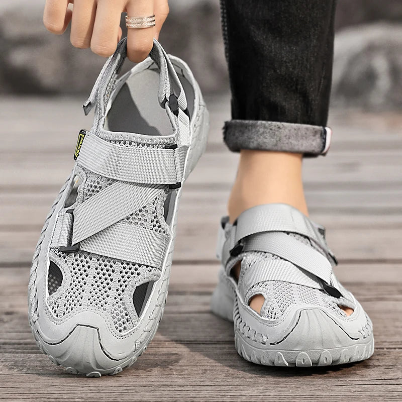 Dewey casual hiking sandals with breathable mesh design and secure strap system for summer adventures