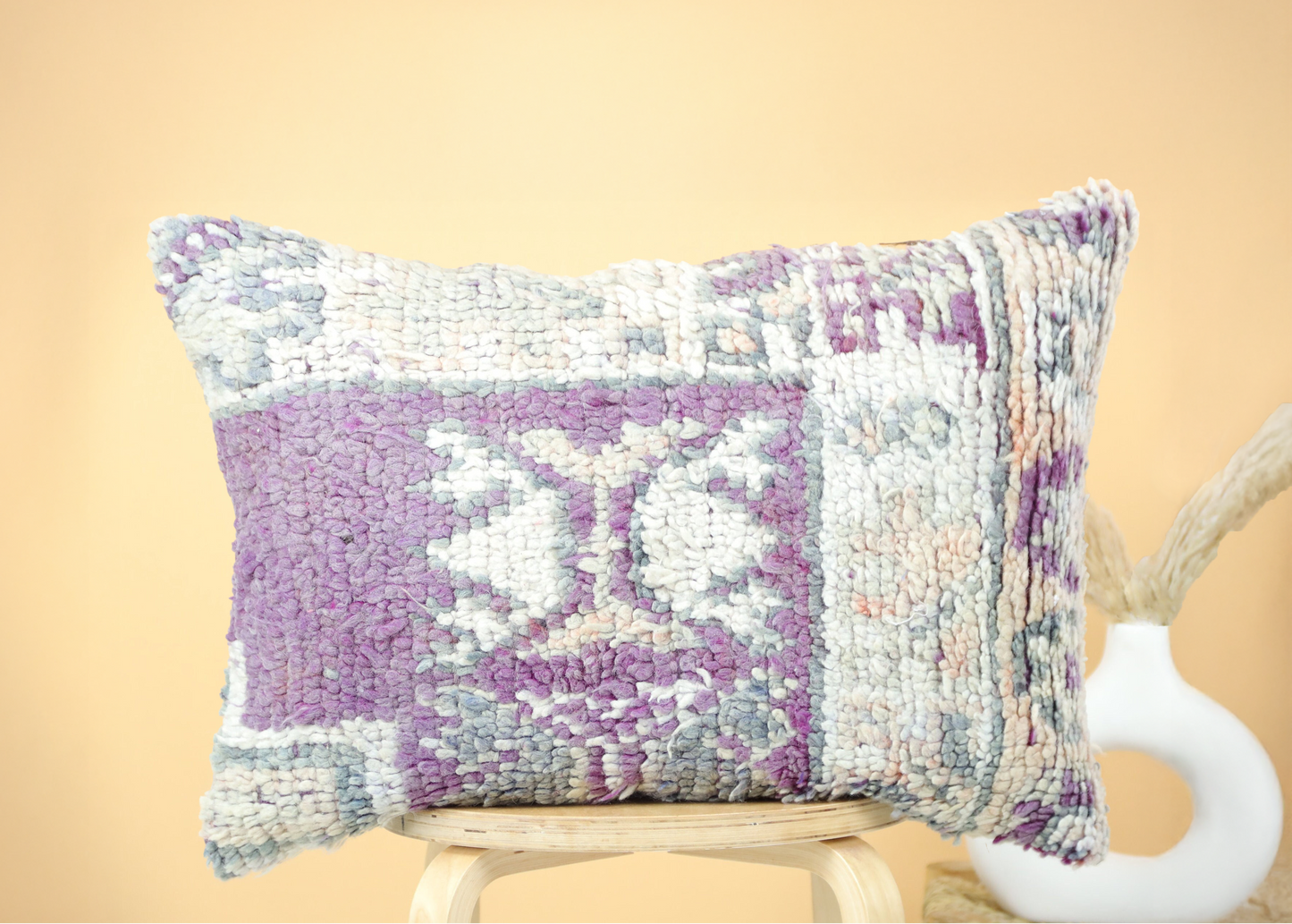 Dyrion Vintage Boujaad Pillow - Wavlynn