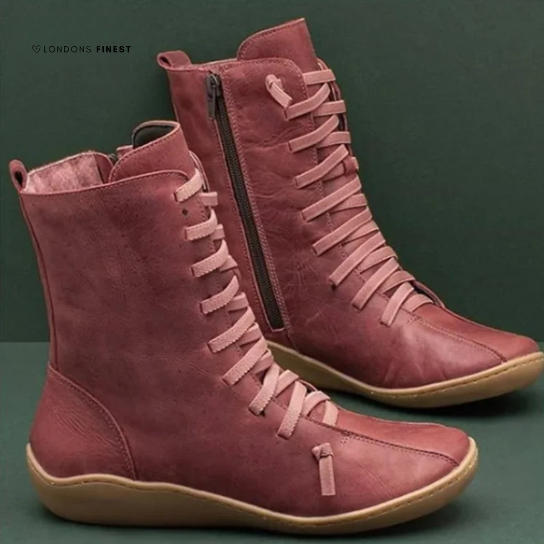 Meghan™ stylish women's mid-calf winter boots with sleek silhouette for cold weather