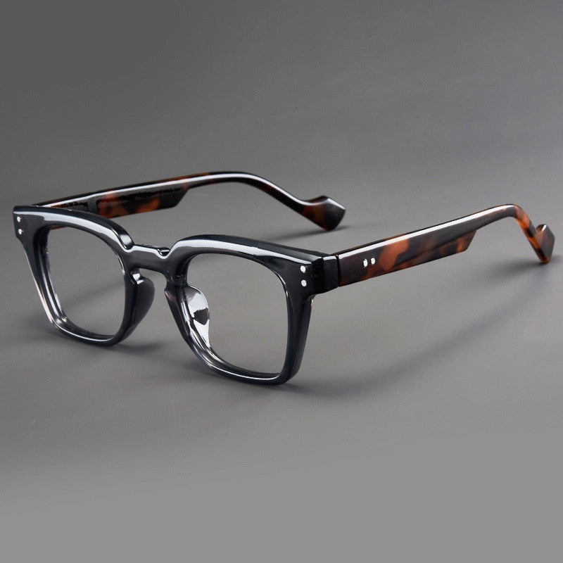 Tenley tortoise acetate reading glasses with bold frame and scratch-resistant high-definition lenses